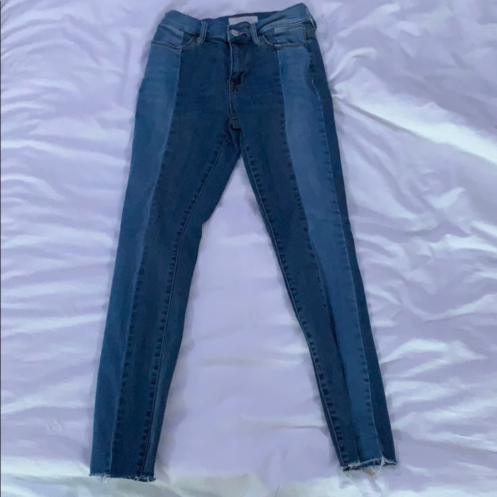 Pacsun Two-Toned High Rise Ankle Jegging